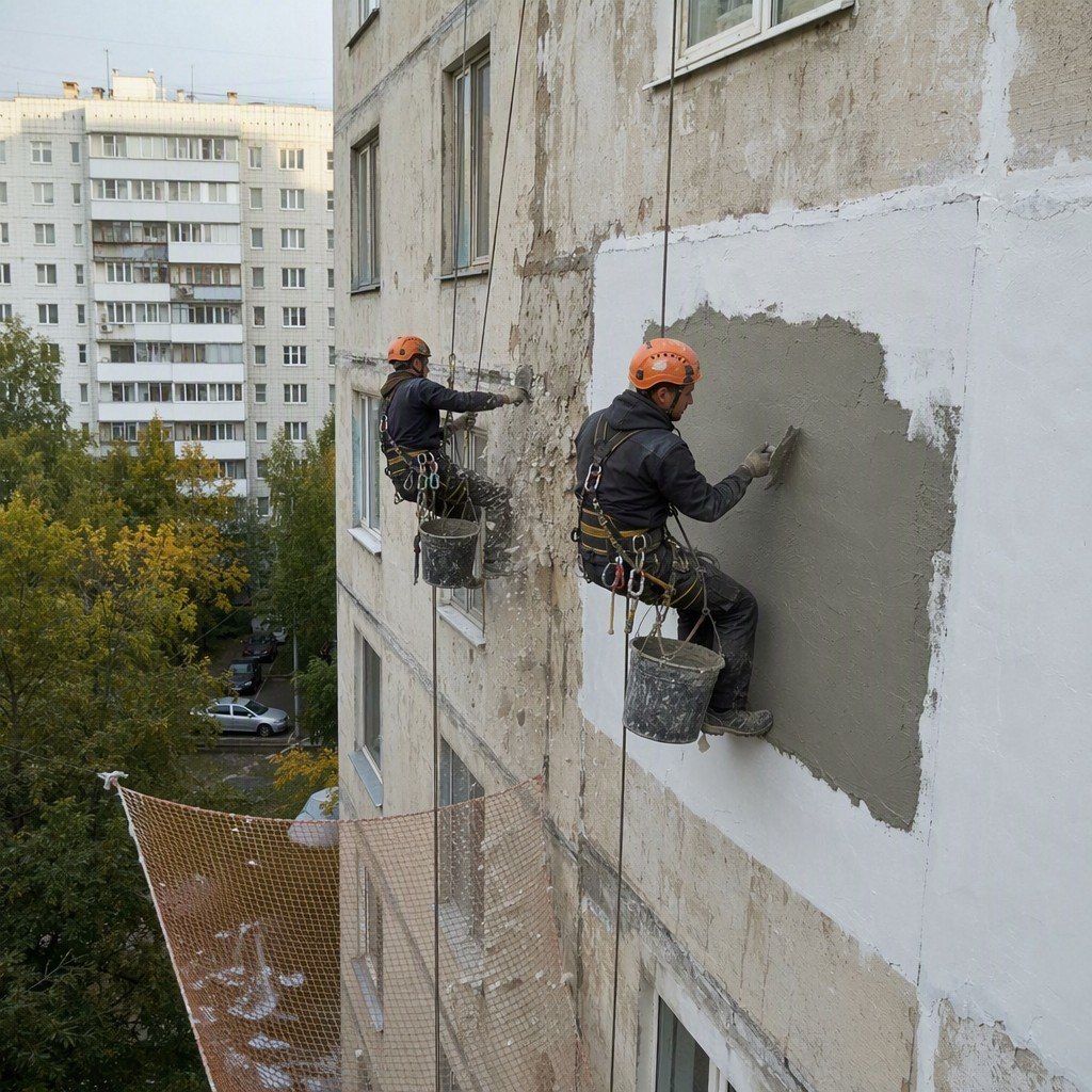 Капитальный ремонт фасада в Москве — восстановление зданий под ключ